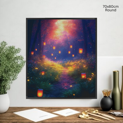Mystic Lantern Isle: Diamond Painting Collection