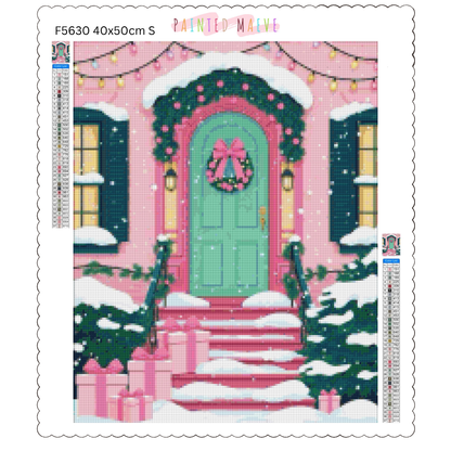 Pinky Present Porch: Diamond Painting Christmas Collection