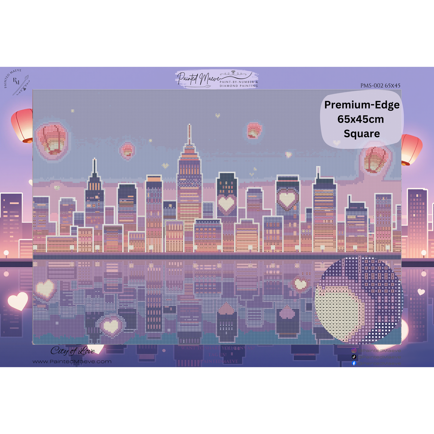 City of Love: Hand-Rendered Diamond Painting Valentine Collection