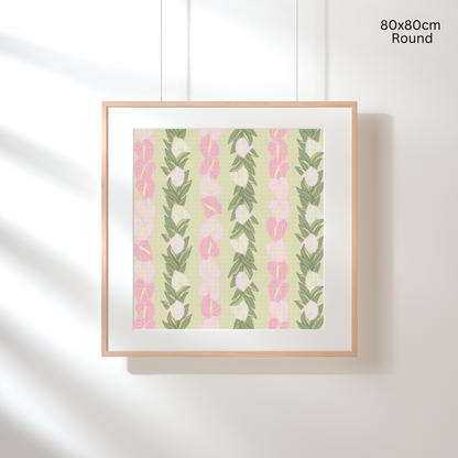 Anthurium Lei: Diamond Painting Collection