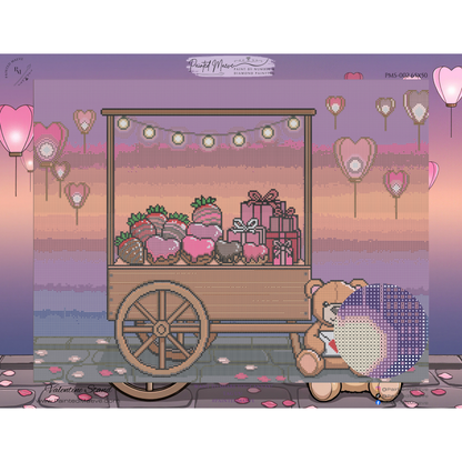 Valentine Stand: Hand-Rendered Diamond Painting Valentine Collection