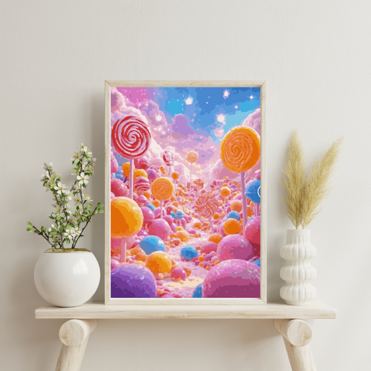 Candy Forest: Paint-by-Number Collection (24/36/48 colors | No Frame)