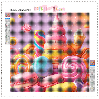 Sweet Treat Mountain: Diamond Painting Collection