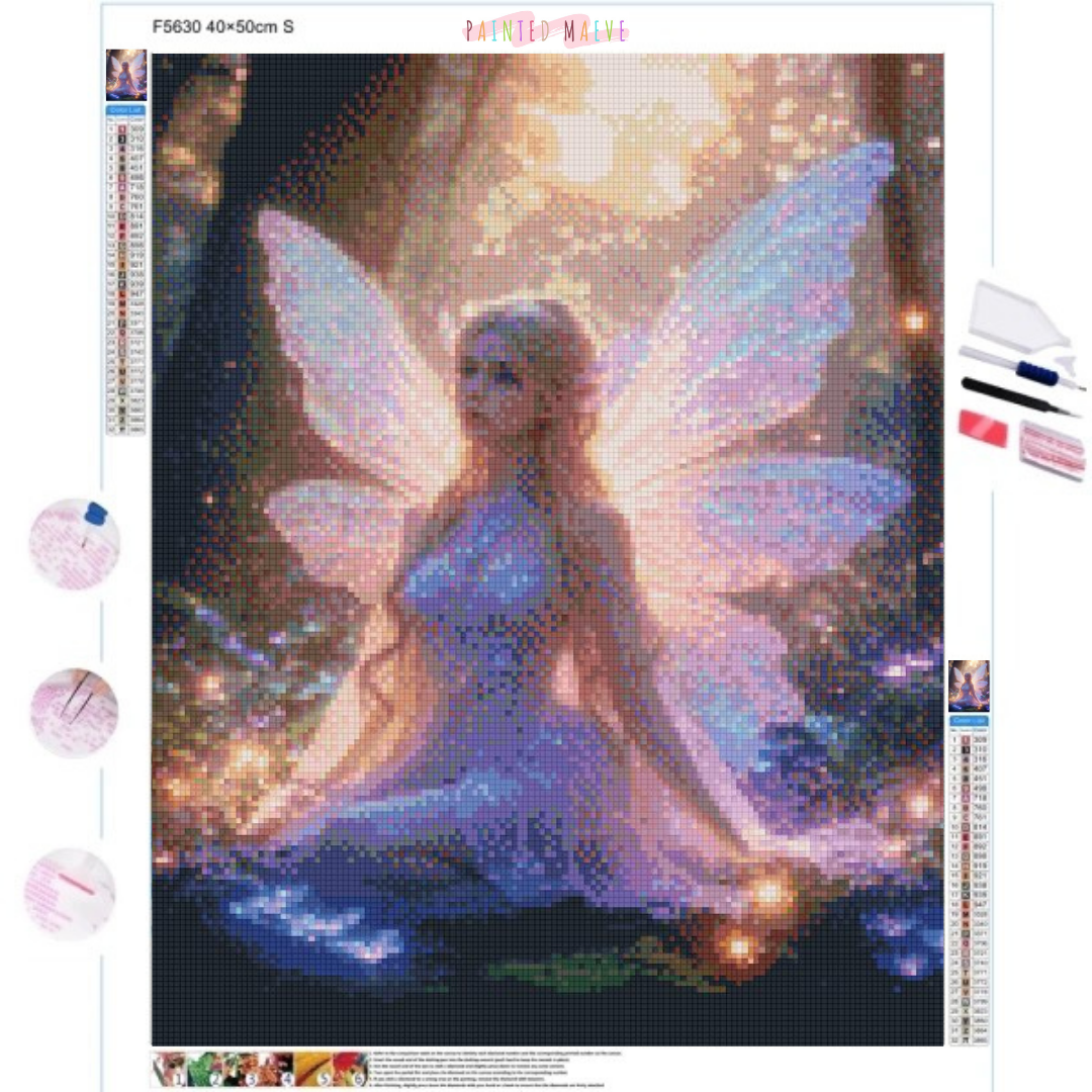 Enchanted Forest Fairy: Diamond Painting Collection