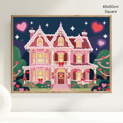 Home of Love: Hand-Rendered Diamond Painting Valentine Collection