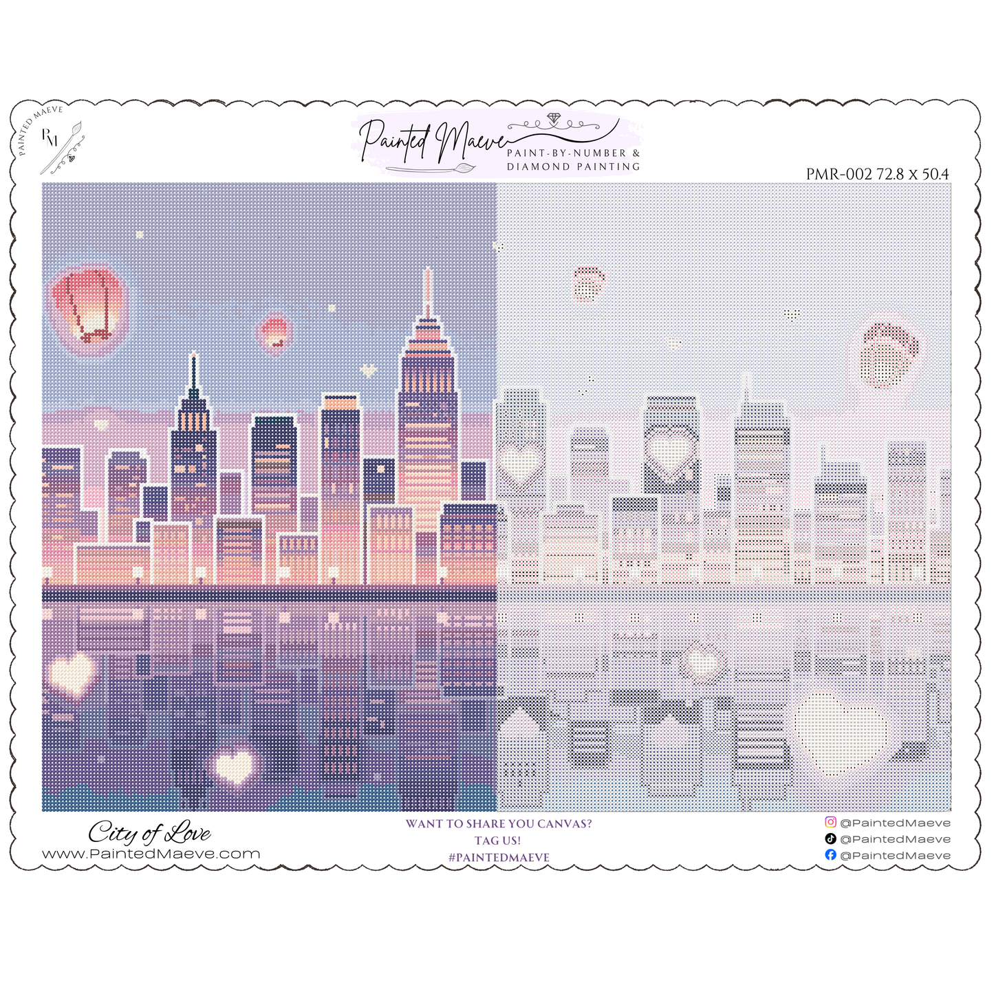 City of Love: Hand-Rendered Diamond Painting Valentine Collection