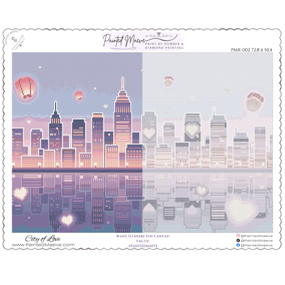 City of Love: Hand-Rendered Diamond Painting Valentine Collection