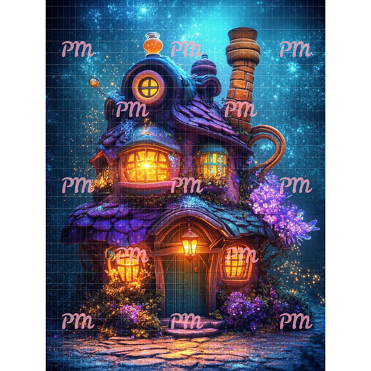 Potion and Crystal Cabin: Diamond Painting Collection