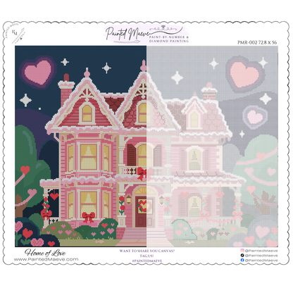 Home of Love: Hand-Rendered Diamond Painting Valentine Collection
