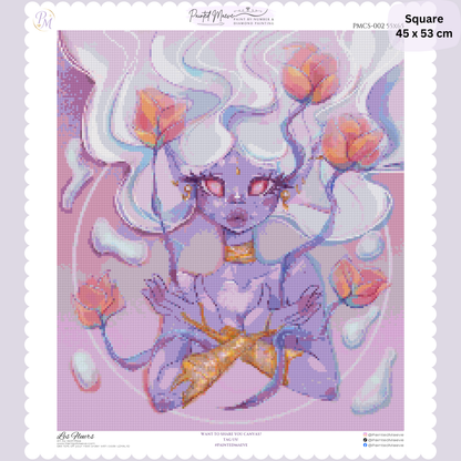 Les Fluer: Hybrid-Render Diamond Painting