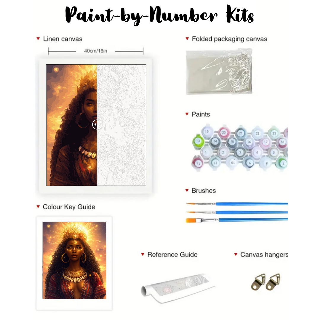 Enchanting Muse: Paint-by-Number Collection (24/36/48 colors | No Frame)
