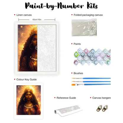 Enchanting Muse: Paint-by-Number Collection (24/36/48 colors | No Frame)