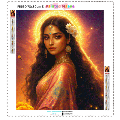 Marigold Goddess: Diamond Painting Collection