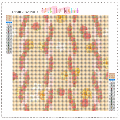Twisted Pikake & Rosebud Lei: Diamond Painting Collection