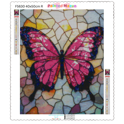 Butterfly Mosaic: Diamond Painting Collection