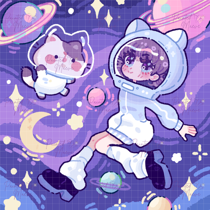 Intergalactic Cuties Hand-Rendered Diamond Painting Collection
