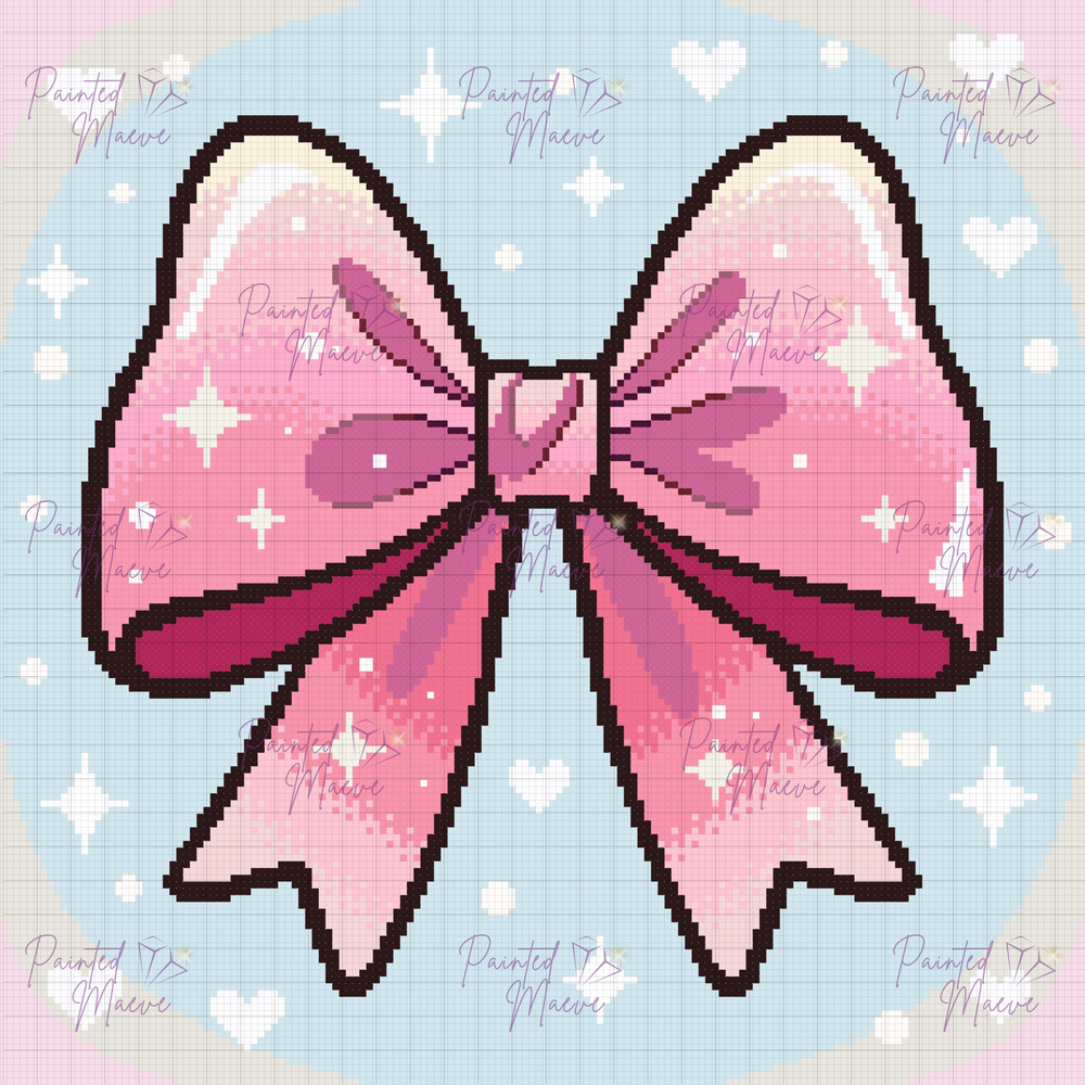 Maeve's Ribbon Hand-Rendered Diamond Painting