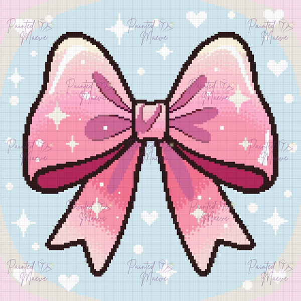 Maeve's Ribbon Hand-Rendered Diamond Painting