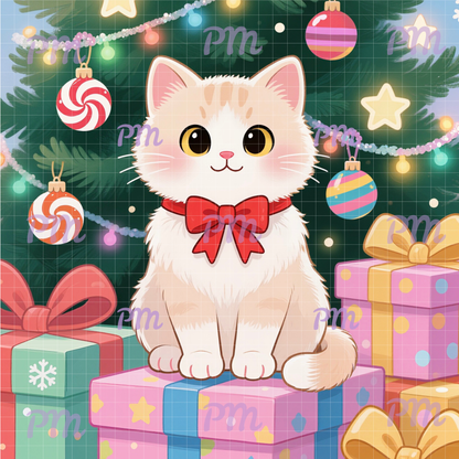 Purr-fect Christmas: Hand-Rendered Diamond Painting Christmas Collection