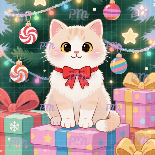 Purr-fect Christmas: Hand-Rendered Diamond Painting Christmas Collection