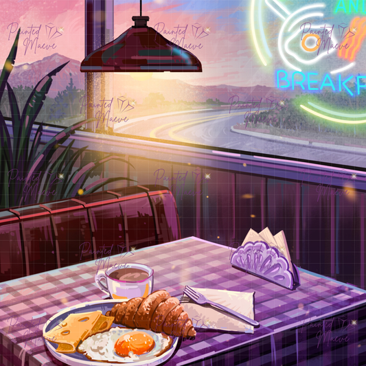 Sunrise Diner: Diamond Painting