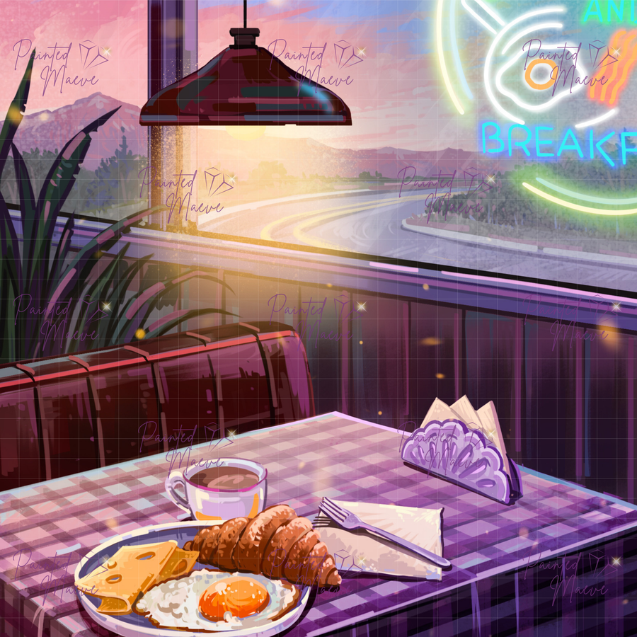 Sunrise Diner: Diamond Painting