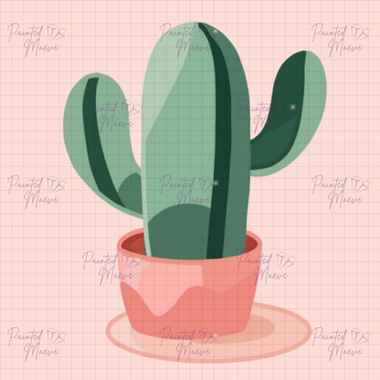 Cactus Makes Perfect: MINI Hand-Rendered Diamond Painting