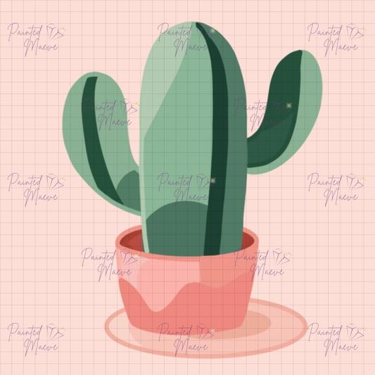 Cactus Makes Perfect: MINI Hand-Rendered Diamond Painting