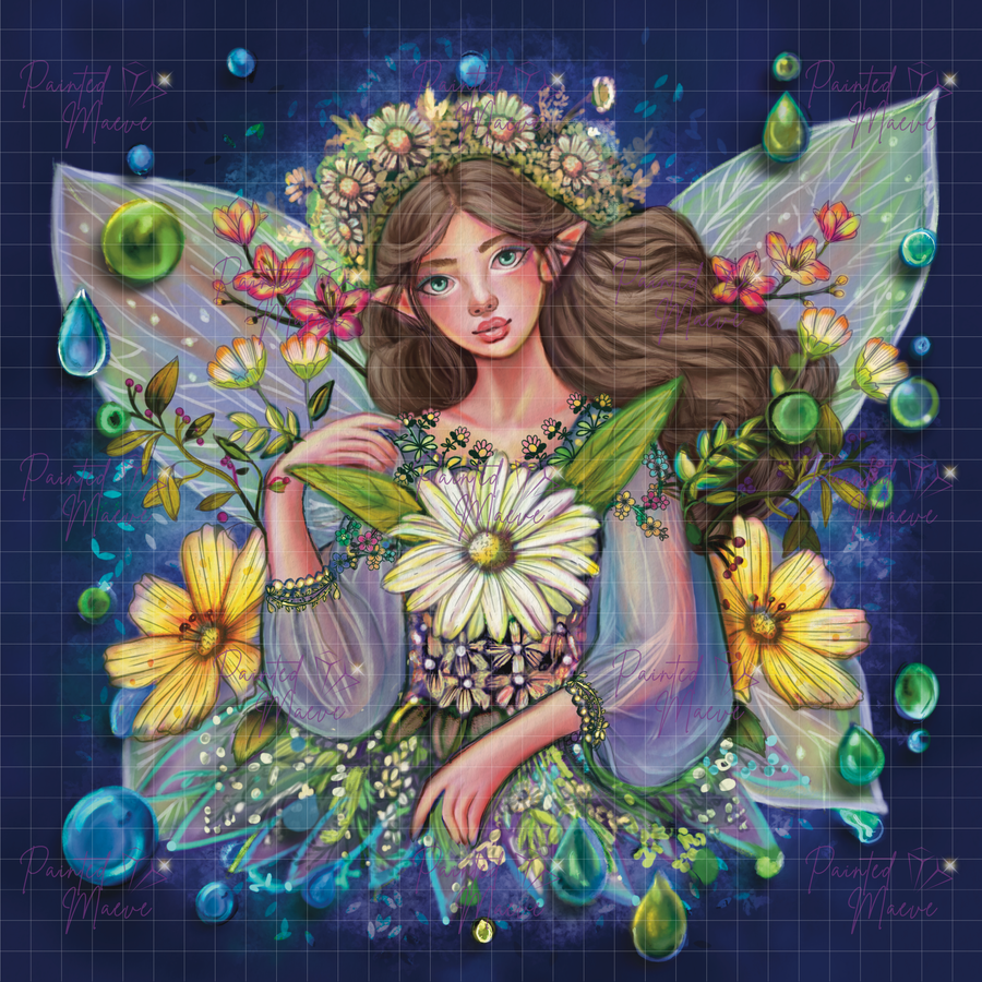Blue Fairy: Diamond Painting