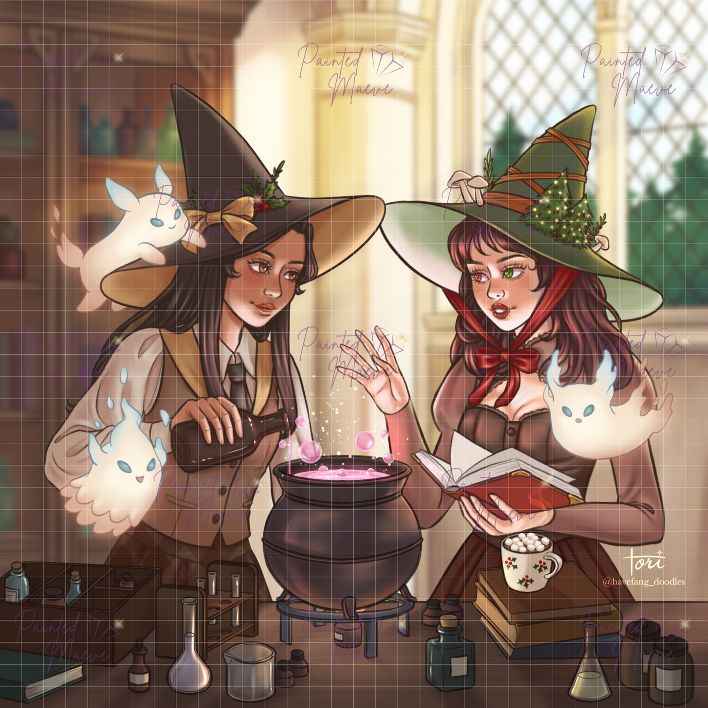Potion Class: Hybrid-Render Diamond Painting