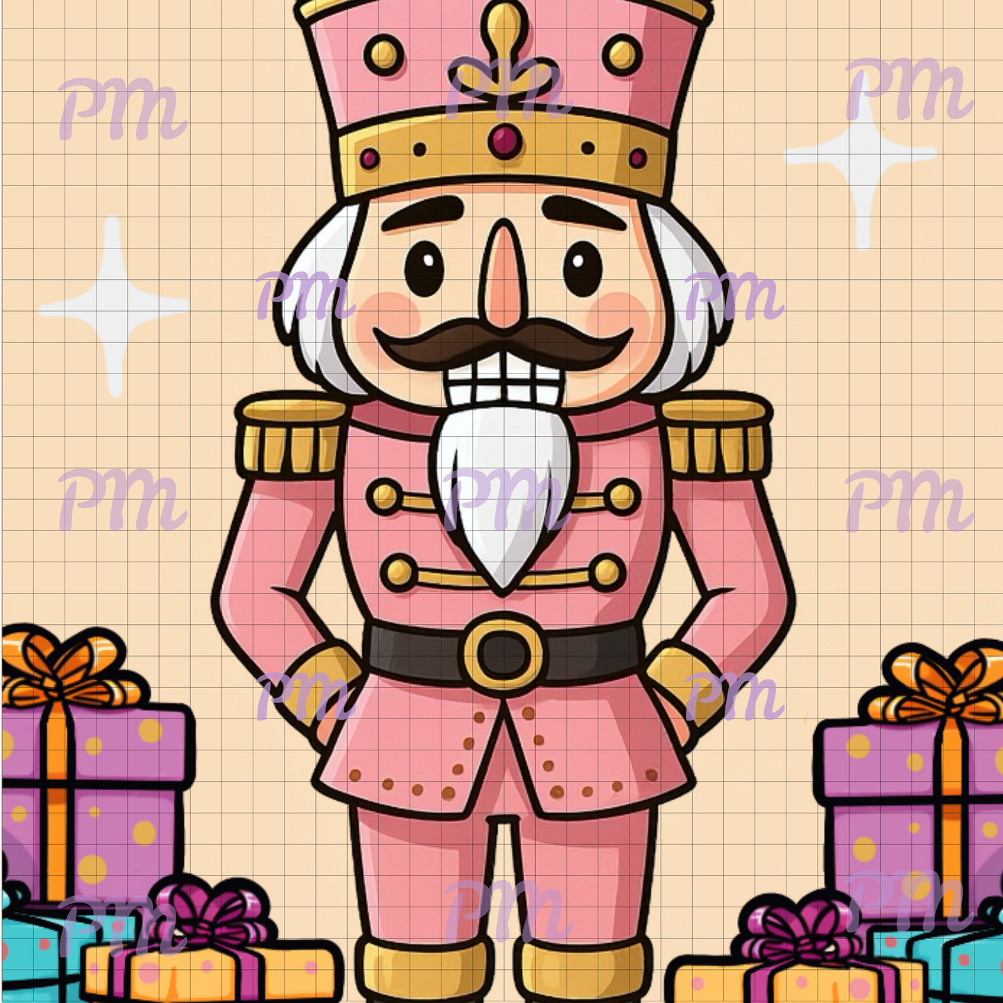 Sugarplum Soldier: Hand-Rendered Diamond Painting Christmas Collection