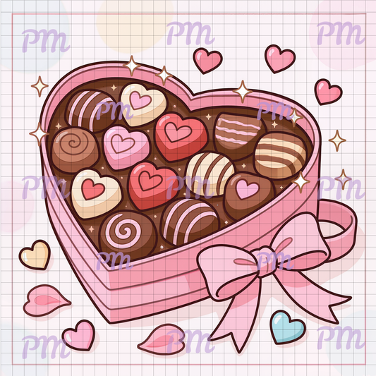 Chocolates of Love: Hand-Rendered Diamond Painting Valentine Collection