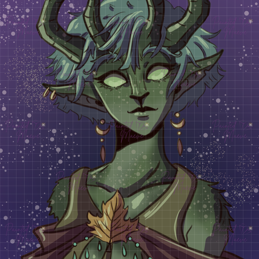 Faun Hand-Rendered Diamond Painting