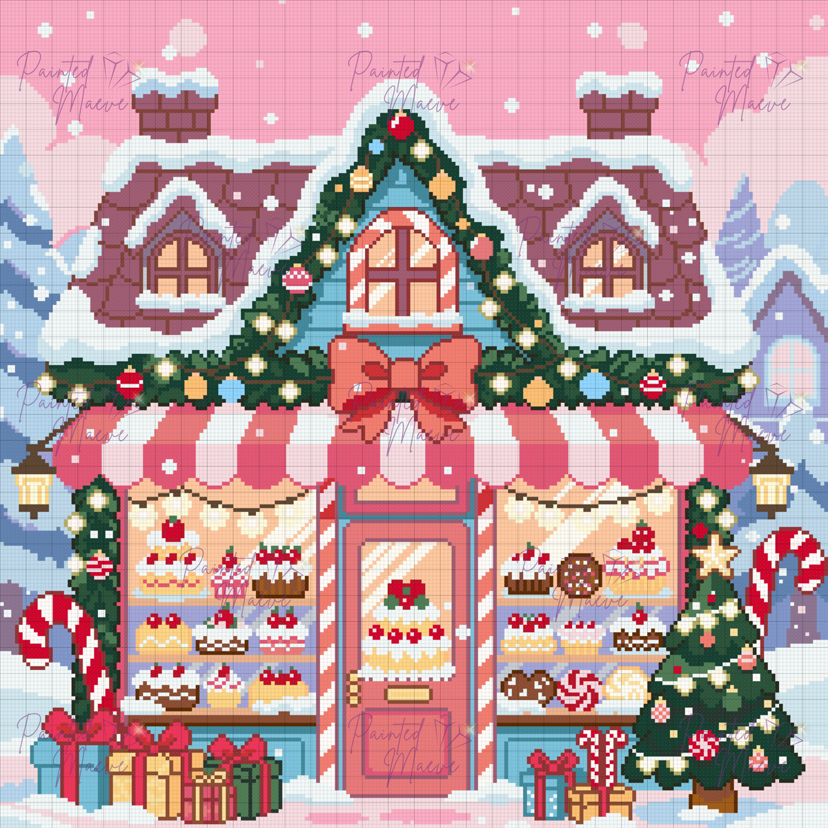 Frosted Sweets Bakery Hand-Rendered Diamond Painting