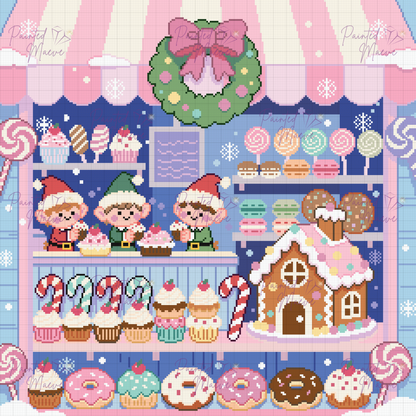 Elf Sweetery Hand-Rendered Diamond Painting