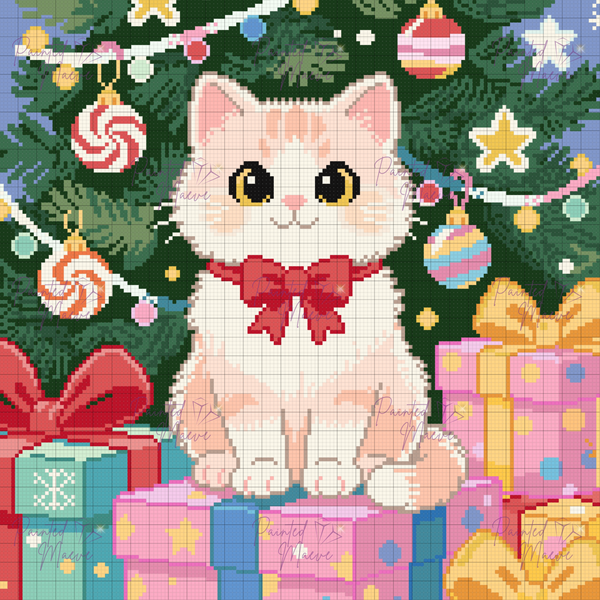 Purfect Christmas Hand-Rendered Diamond Painting