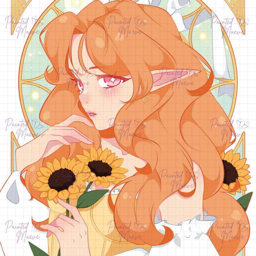 Sunflowers Warmth: Hand-Rendered Diamond Painting