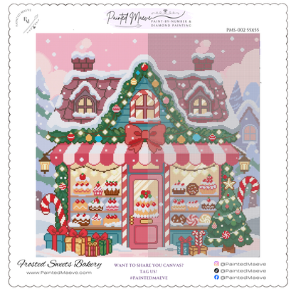 Frosted Sweets Bakery: Hand-Rendered Diamond Painting Christmas Collection