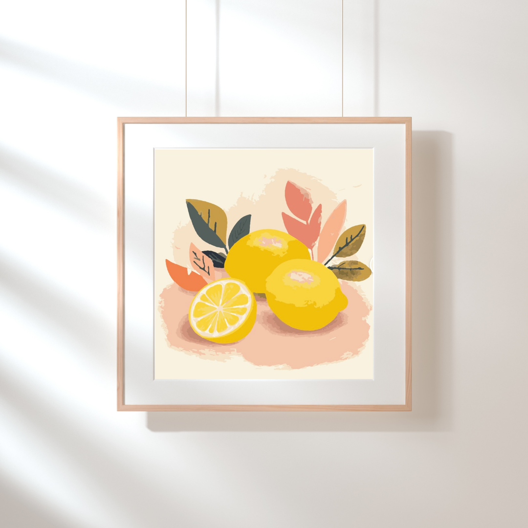 Lemon Delight: Paint-by-Number Mini Collection