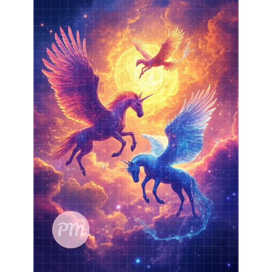 Pegasus Fury: Diamond Painting Collection