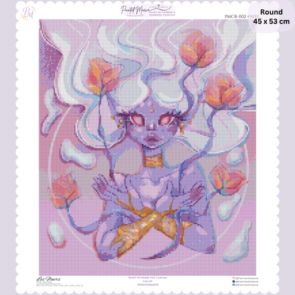 Les Fluer: Hybrid-Render Diamond Painting