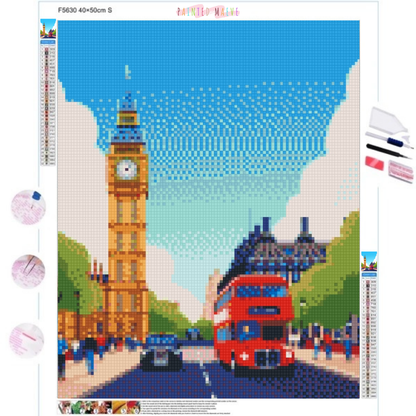 London's Heartbeat: Diamond Painting Collection