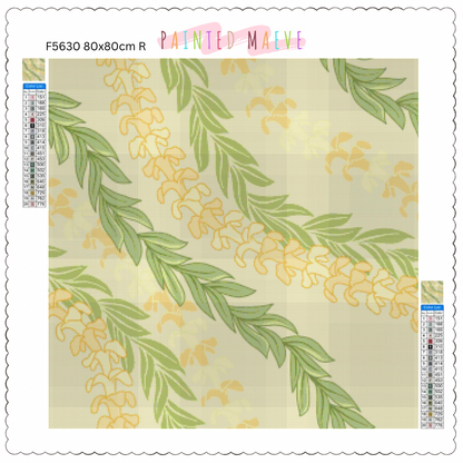 Puakenikeni Lei: Diamond Painting Collection