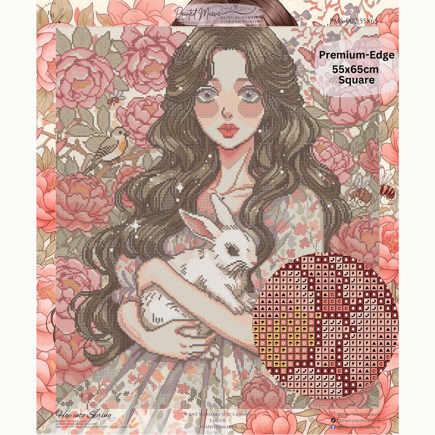 Hop into Spring: Hand-Rendered Diamond Painting Collection