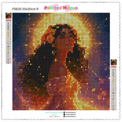 Ethereal Latina: Diamond Painting Collection