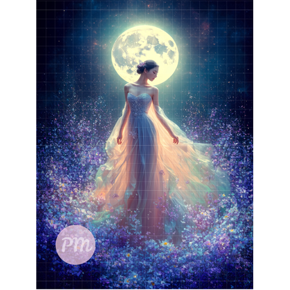 Midnight Ethereal Beauty: Diamond Painting Collection