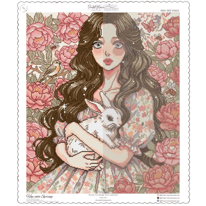 Hop into Spring: Hand-Rendered Diamond Painting Collection