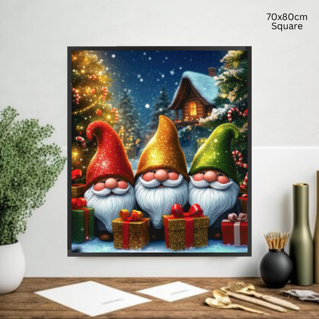 Gnome for the Holidays: Diamond Painting Christmas Collection