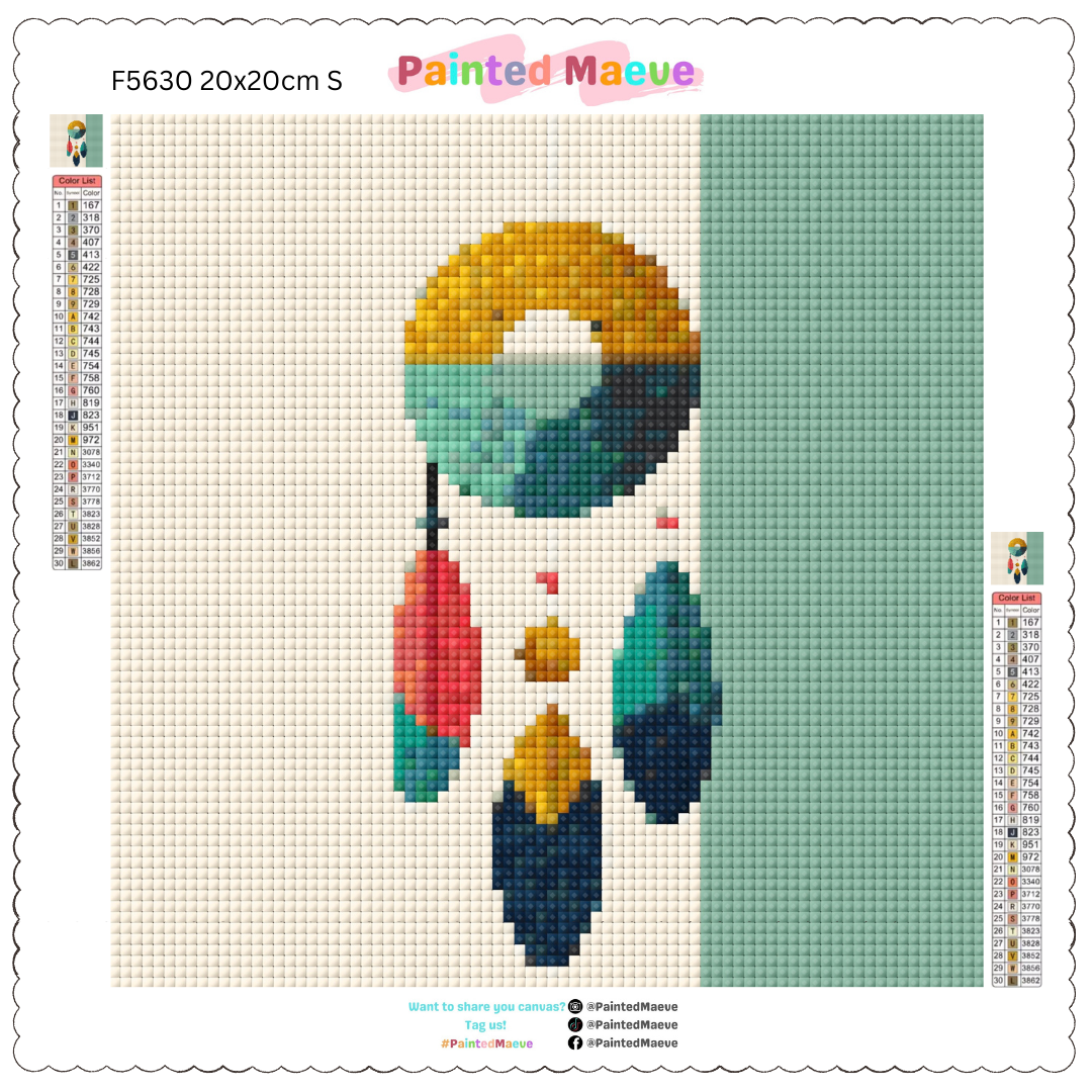Charming Feather: MINI Diamond Painting Collection