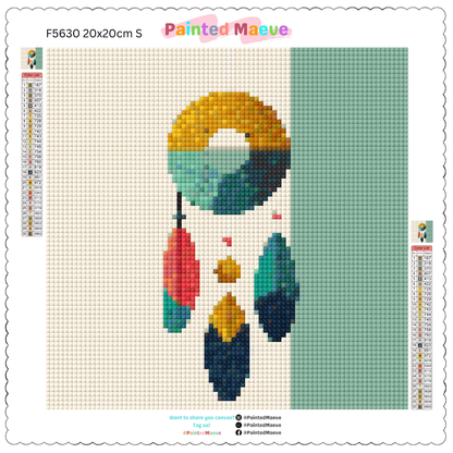 Charming Feather: MINI Diamond Painting Collection